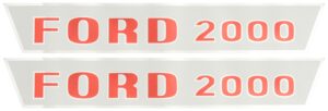 DECAL SET 2000