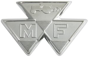 FRONT BADGE METAL 2 SCREW