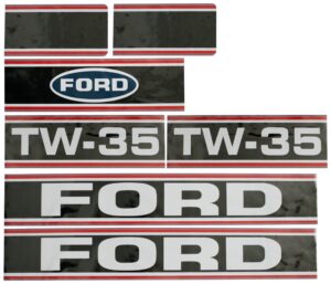 DECAL SET TW35 BLACK