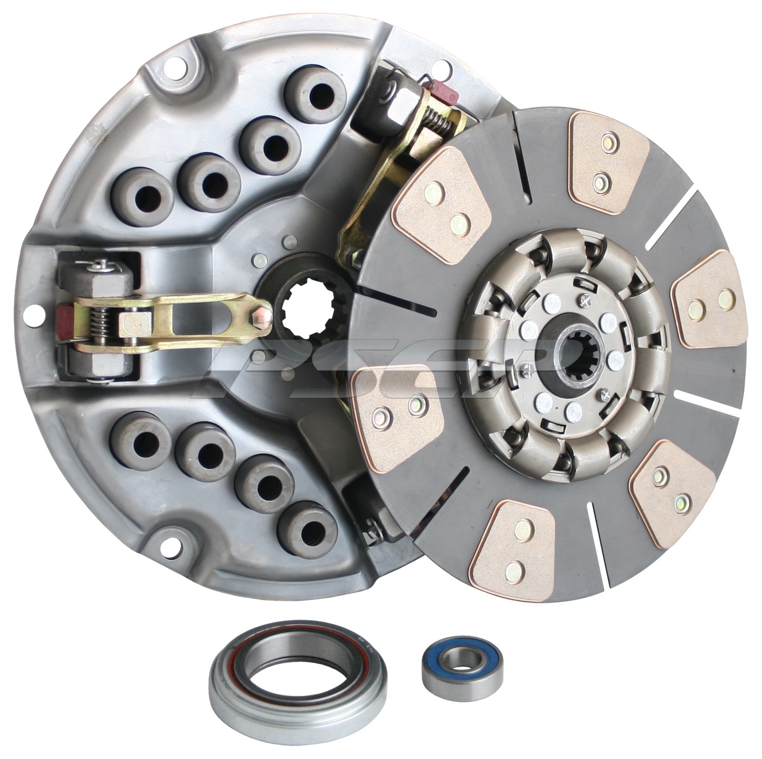 CLUTCH KIT - SINGLE 12" 10 SPLINE 6 PADDLE