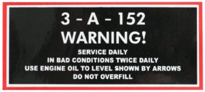 SERVICE DAILY DECAL